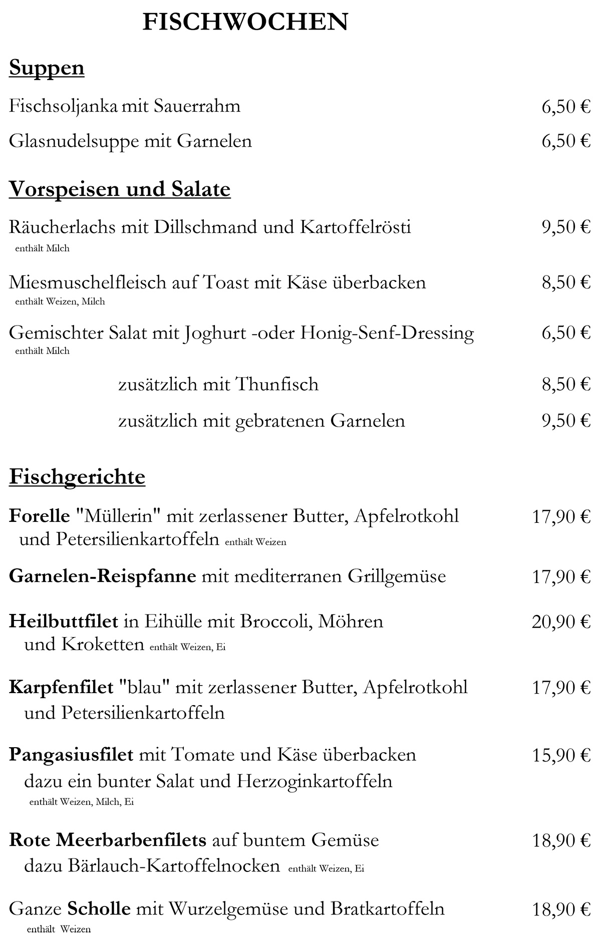 Fischwochen